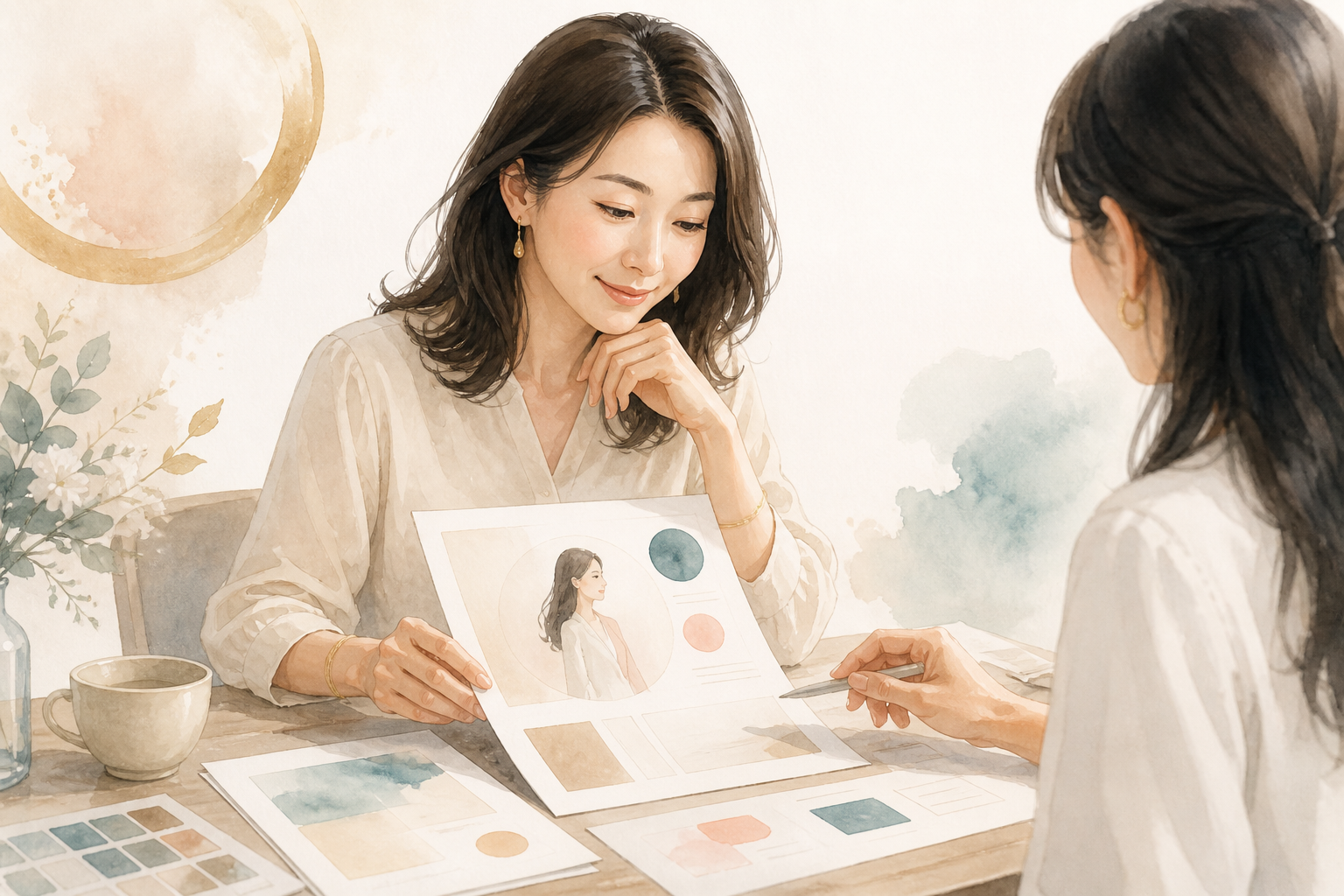 新しいプロフィールシート作っていただきました。