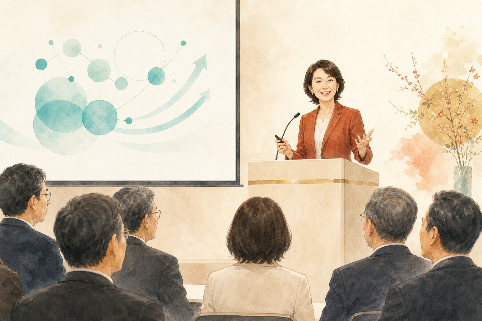 千葉県文具事務用品組合の新春講演に登壇させていただきました。