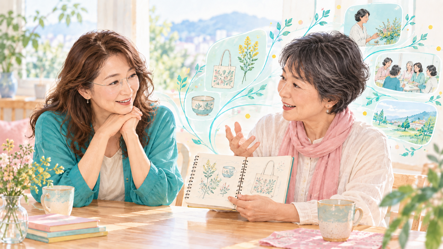 対話を通じて相手の強みと可能性に気づく女性｜Wup JOURNAL